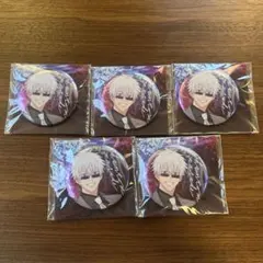 呪術廻戦 五条悟 缶バッジ ファンパレ5点 未開封