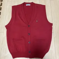 Munsingwear 赤 Vネック カーディガンのサムネイル