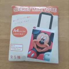 ディズニーストア　シークレットミニトート　ミッキー&ミニー&プルート