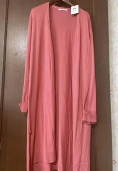 E hyphen world gallery UVカーディガン 薄手ピンク