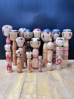 こけし　4点まとめ売り　岸貞夫　栗林一雪　レトロ　アンティーク 2025年最新】岸貞男 こけしの人気アイテム - メルカリ