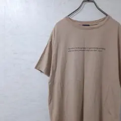 SHIPS シップス ボックスフォト ビッグシルエット Tシャツ ベージュのサムネイル