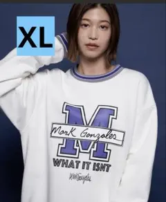 (ワットイットイズント) アートバイ マークゴンザレス/ラインリブトレーナー