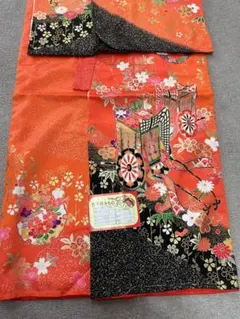 新品★ 七五三　女の子　きものと長襦袢　四つ身　C03