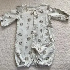 うさぎ柄　ツーウェイ　ドレスオール　カバーオール　50〜70