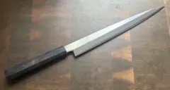 堺打刃物　中川作　白二　柳刃　300mm 本霞　包丁　尺　和包丁　白鋼　黒檀八角 堺打刃物 中川作 白二 柳刃 300mm 本霞 包丁 尺 和包丁 白鋼 黒檀八角