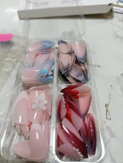 ネイルチップセット ・パール装飾