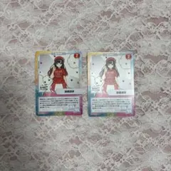 にじフェス2022 コレクションカード 鈴鹿詩子