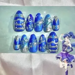 ネイルチップ 韓国 地雷 量産型 天の川コズミック 平成女児 ゆめかわ アイカツ