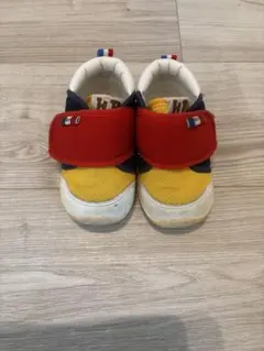 MIKI HOUSE ミキハウス 13cm カラフル　赤　緑　ファーストシューズ