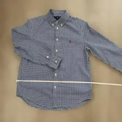 ラルフローレン　ギンガムチェックシャツ　長袖　ボーイズ　L/G 14-16