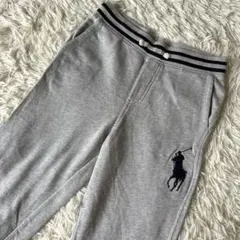 【極美品✨】ポロラルフローレン ビッグポニー スウェット ジョガーパンツ グレー