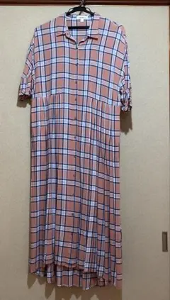 ニコアンド チェック柄 ワンピース