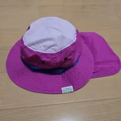 BREEZEキッズ用 日よけ付きハット ピンク 52cmのサムネイル