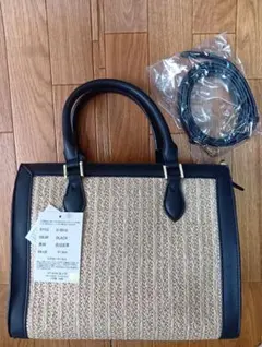 【新品】dazzlin　雑材スムーズ切替2wayスクエアバッグ