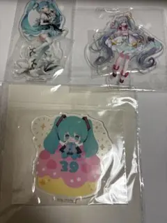 39の日記念くじ D賞クリアスタンド 初音ミク