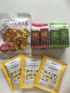 むき甘栗・ようかん・コーヒーセットのサムネイル