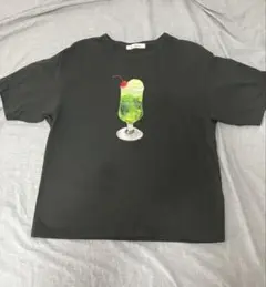 ブルーブルーエ　クリームソーダ　Tシャツ　メロンソーダ　黒のサムネイル