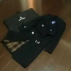 ★バーバリーブルーレーベルダブルトレンチコート★ラインナー 付き黒36