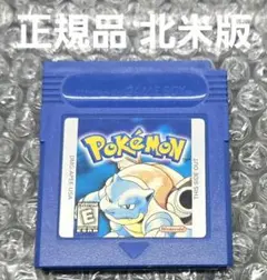 ソフトのみ 正規品 北米版 初代 ポケットモンスター青 ゲームボーイソフト