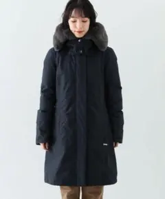 新品タグ付き✨　ウールリッチ　ボウブリッジ　ダウンジャケット　ボア　ネイビー