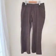 Lee モダンシリーズ ブラウン フレアパンツ　チェック柄　ズボンのサムネイル