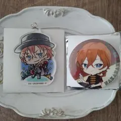 文豪ストレイドッグス スイパラ 缶バッジ アクキー 中原中也 新品未使用