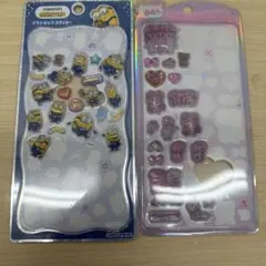おすそ分け　正規品　プチドロップステッカー　ミニオン　うるちゅる　エスターバニー