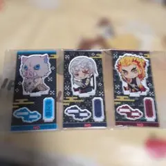 鬼滅の刃 ぎゅぎゅっと アクリルスタンド　杏寿郎、天元、伊之助