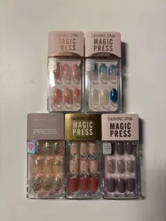 DASHING DIVA MAGIC PRESS 手用ネイルチップ 5点セット