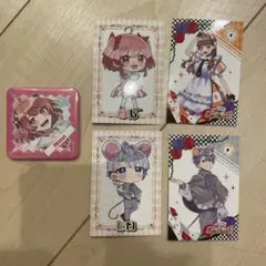 カラフルピーチ　のあさんの缶バッジ　カード