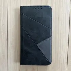 iPhone12mini用 手帳型ケース ブラック