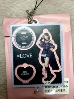 イコラブ ＝LOVE 野口衣織 ミニくじ vol2 黒衣装 アクスタキーホルダー