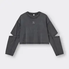 GU長袖スリット入りTのサムネイル