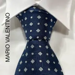 TG3288 MARIO VALENTINO パターン柄 ネクタイ 日本製