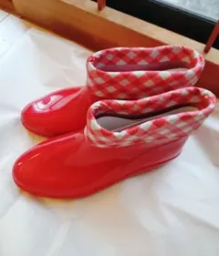 SWIMMER レインブーツ レッド Lサイズ 未使用品のサムネイル