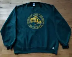 RussellAthletic スウェット XXL グリーン USA製　カレッジ