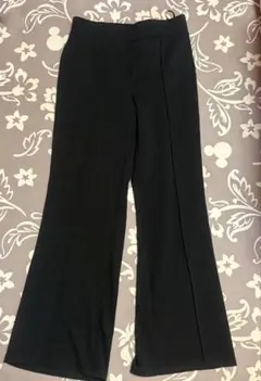 ブラック フレアパンツ Lサイズ