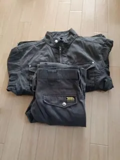 ブラウン系ジャケット・パンツセット Lサイズ