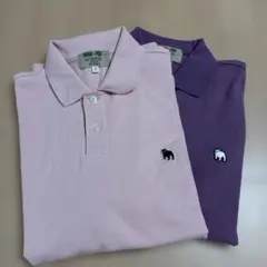 J.PRESS IVY POLO ポロシャツ2点セット ピンク・薄紫色のサムネイル
