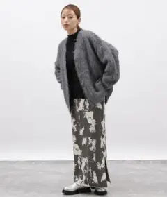 LAKOLE シャギーニットカーディガン