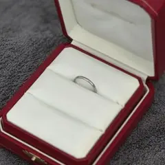 [Cartier] Pt950 クラシックリング 49号のサムネイル