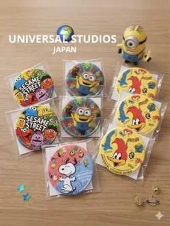 USJ 8周年記念 缶バッジ 2種セット - メルカリ