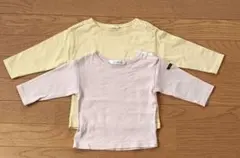 2点セットfutafuta長袖カットソー サイズ80＆95