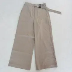 Droite lautreamont ワイドパンツ ベルト付 2（D138）