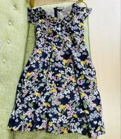 TOCCA 0 ワンピース 花柄フリル袖ひざ丈 レディース ランドリーライン