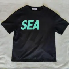 WIND AND SEA×GUESS　ティファニーカラーブラックＴシャツのサムネイル