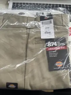 Dickies 874 オリジナルフィット パンツ 38x32 ベージュ