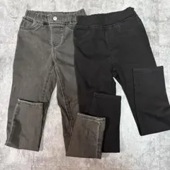 ユニクロ　GU キッズ ロングパンツ 2本セット