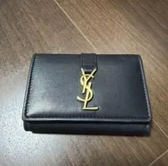 SAINT LAURENT ブラック レザー キーケース 6連 - メルカリ